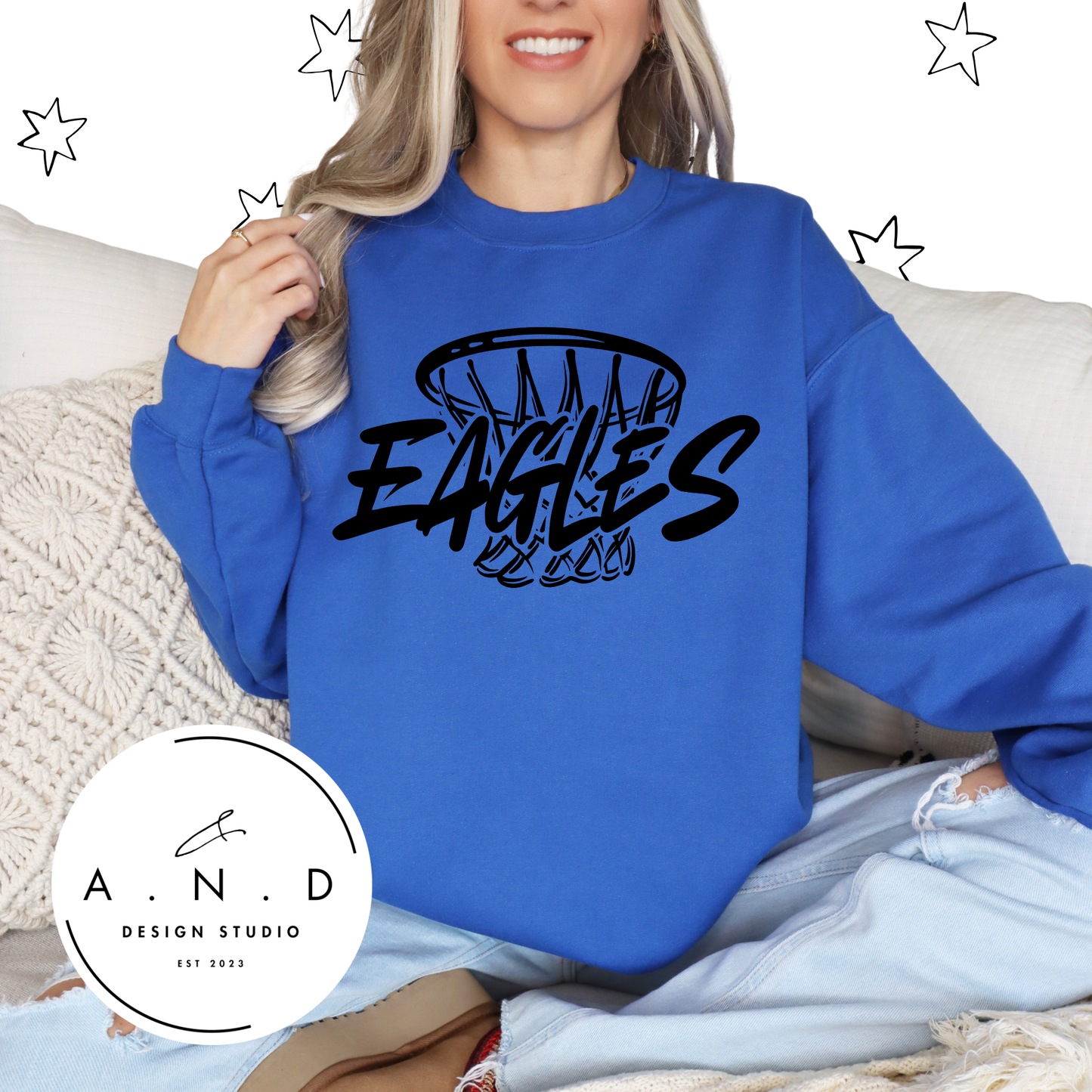 Eagles Basketball Hoop