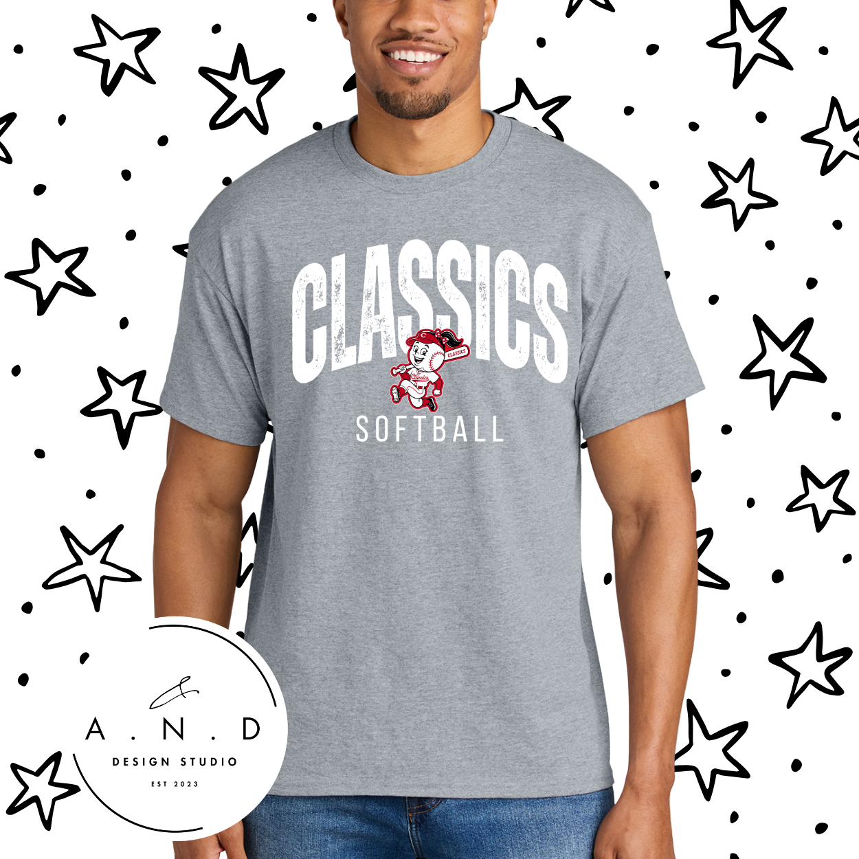 Classics Softball- Distressed