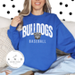 Bulldogs Baseball- Distressed
