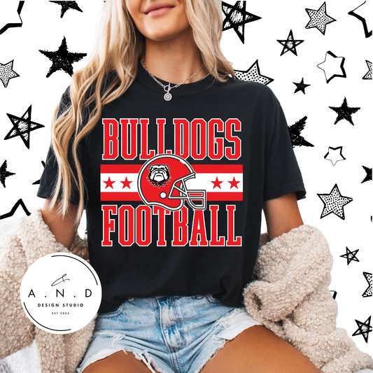 Odessa Bulldogs Football Helmet