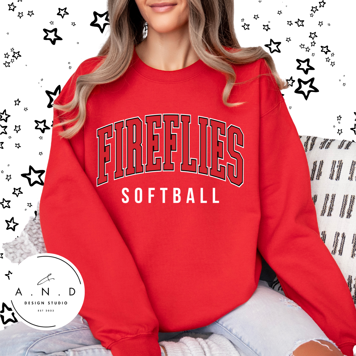 Fireflies Softball stacked