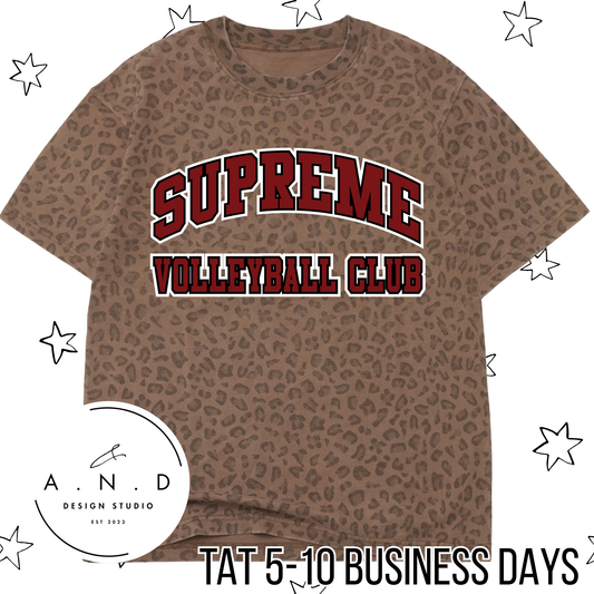 Supreme Volleyball Club Vintage Leopard