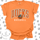 Ducks Baseball Stacked
