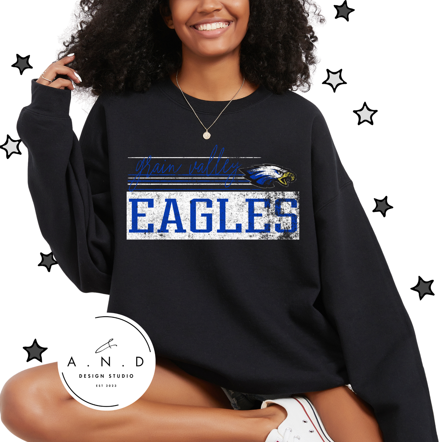 Gain Valley Eagles Distressed