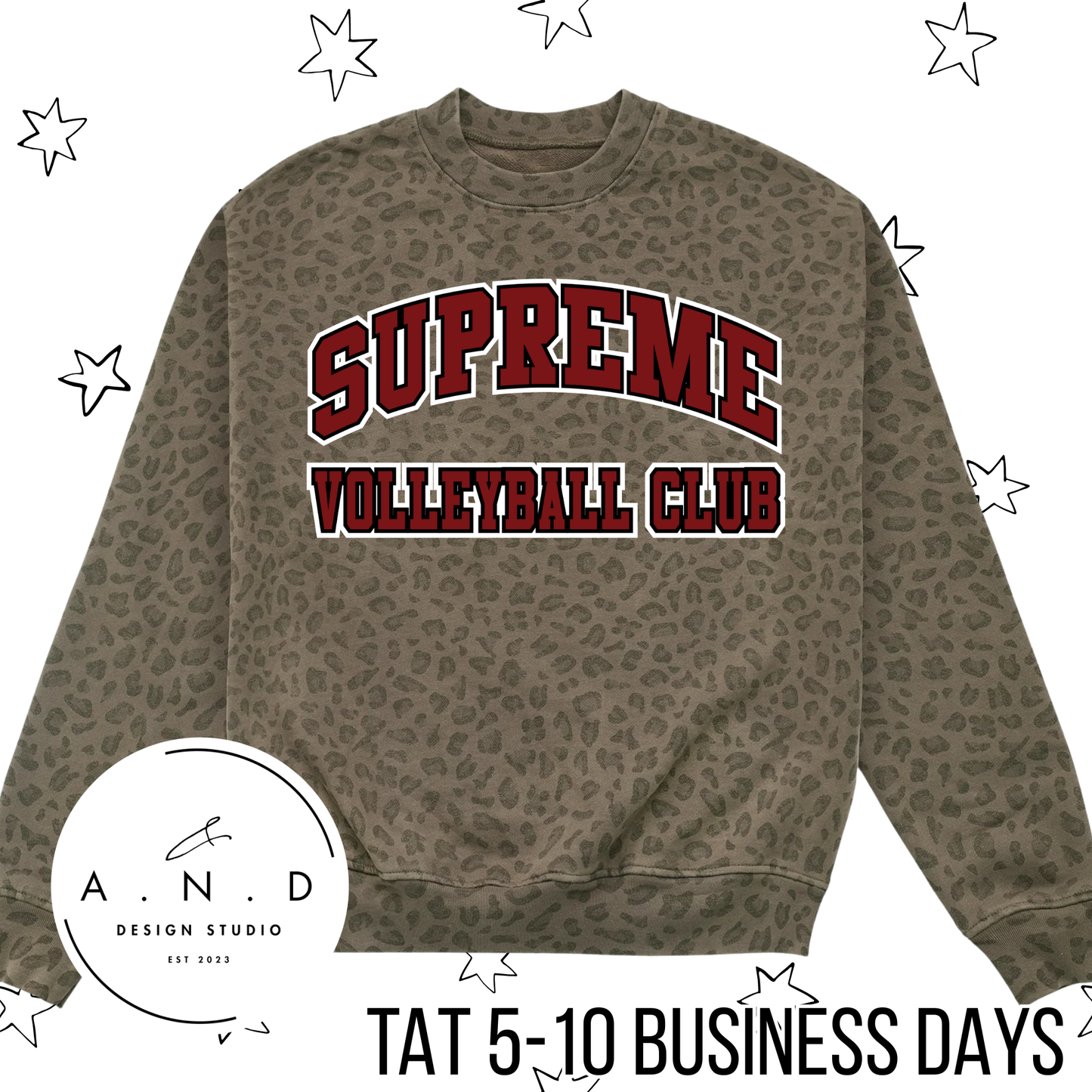 Supreme Volleyball Club Vintage Leopard