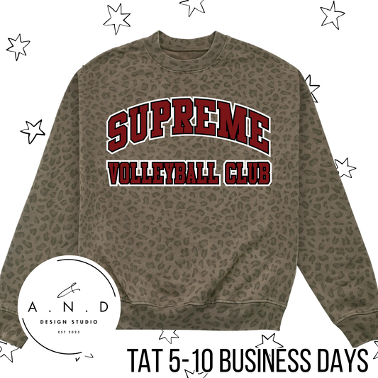Supreme Volleyball Club Vintage Leopard