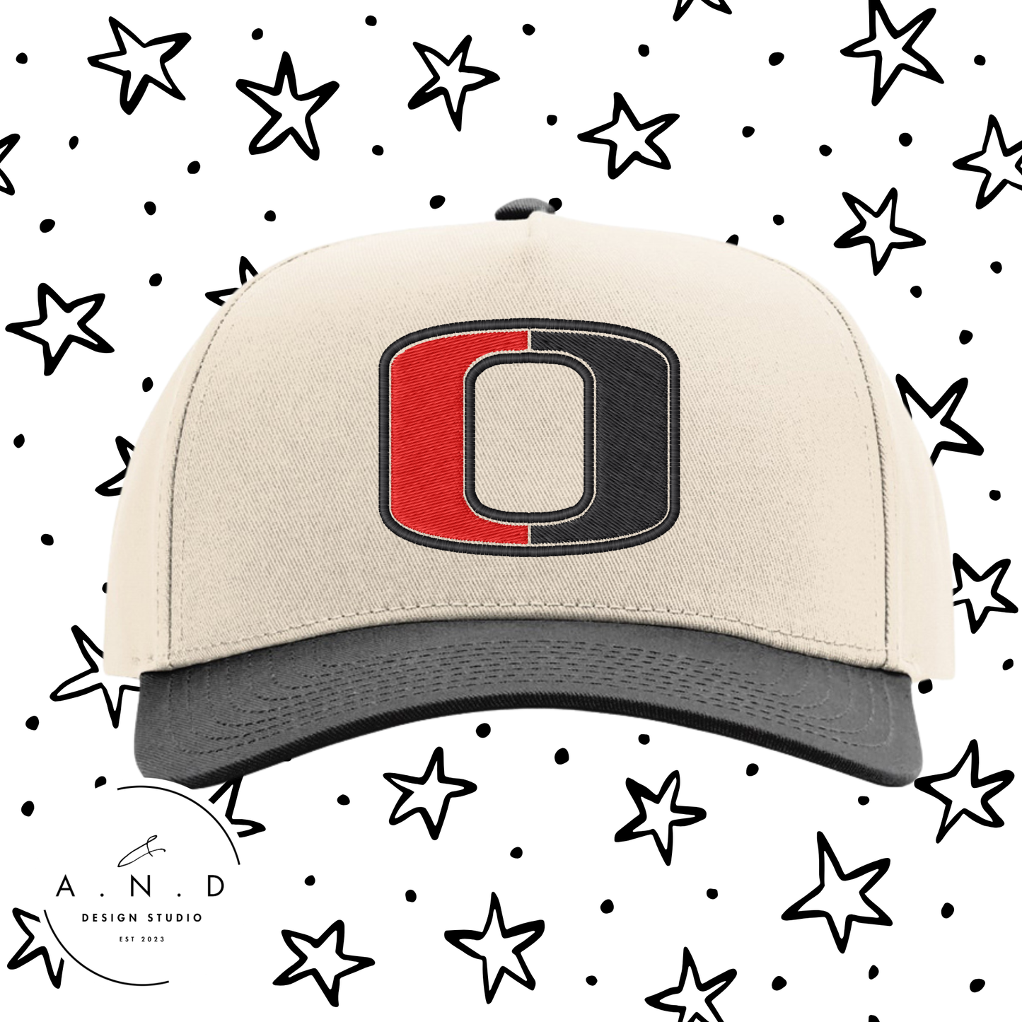 Odessa Embroidery Full Fabric Hat