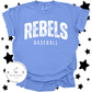 Rebels Baseball- Distressed