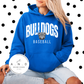 Bulldogs Baseball- Distressed