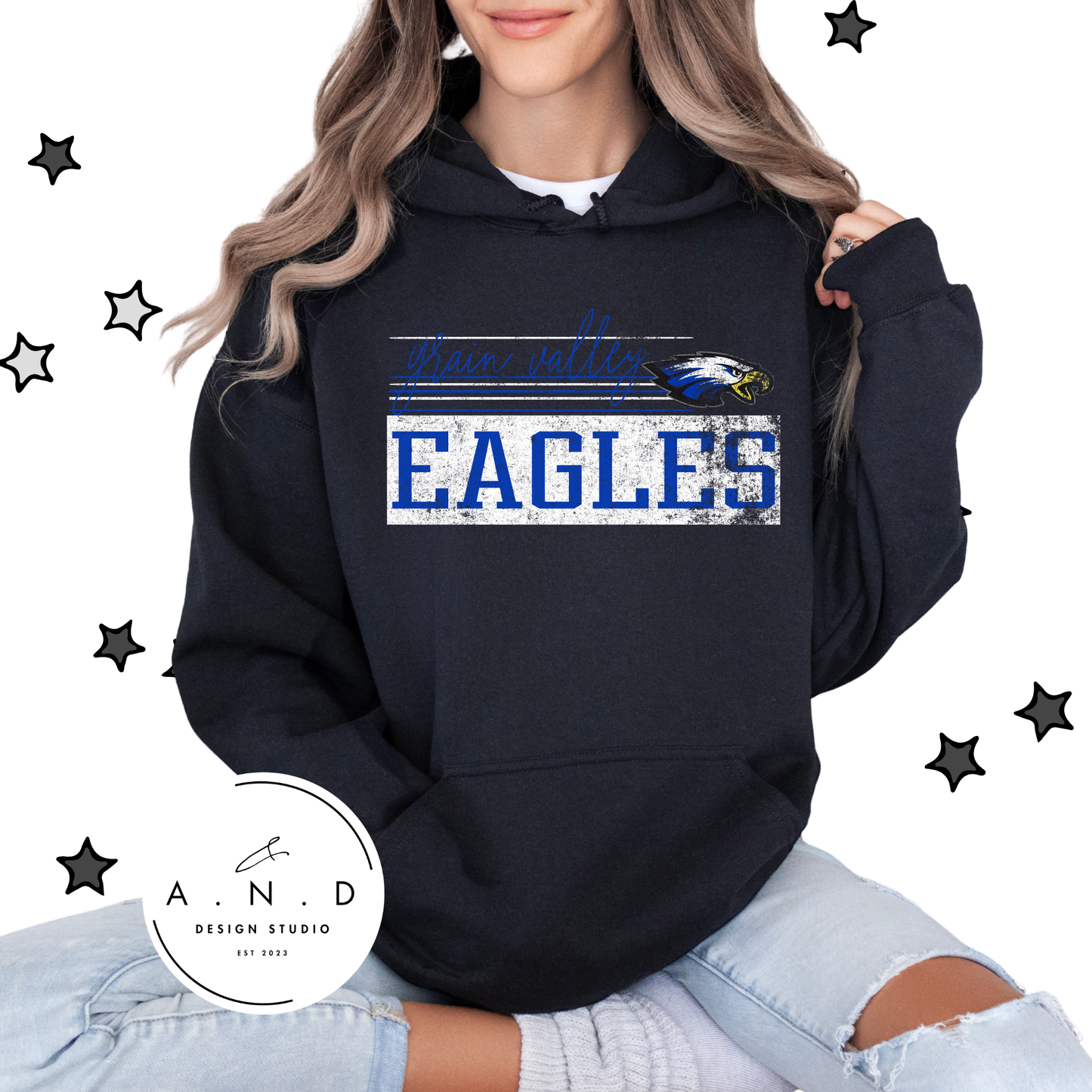 Gain Valley Eagles Distressed