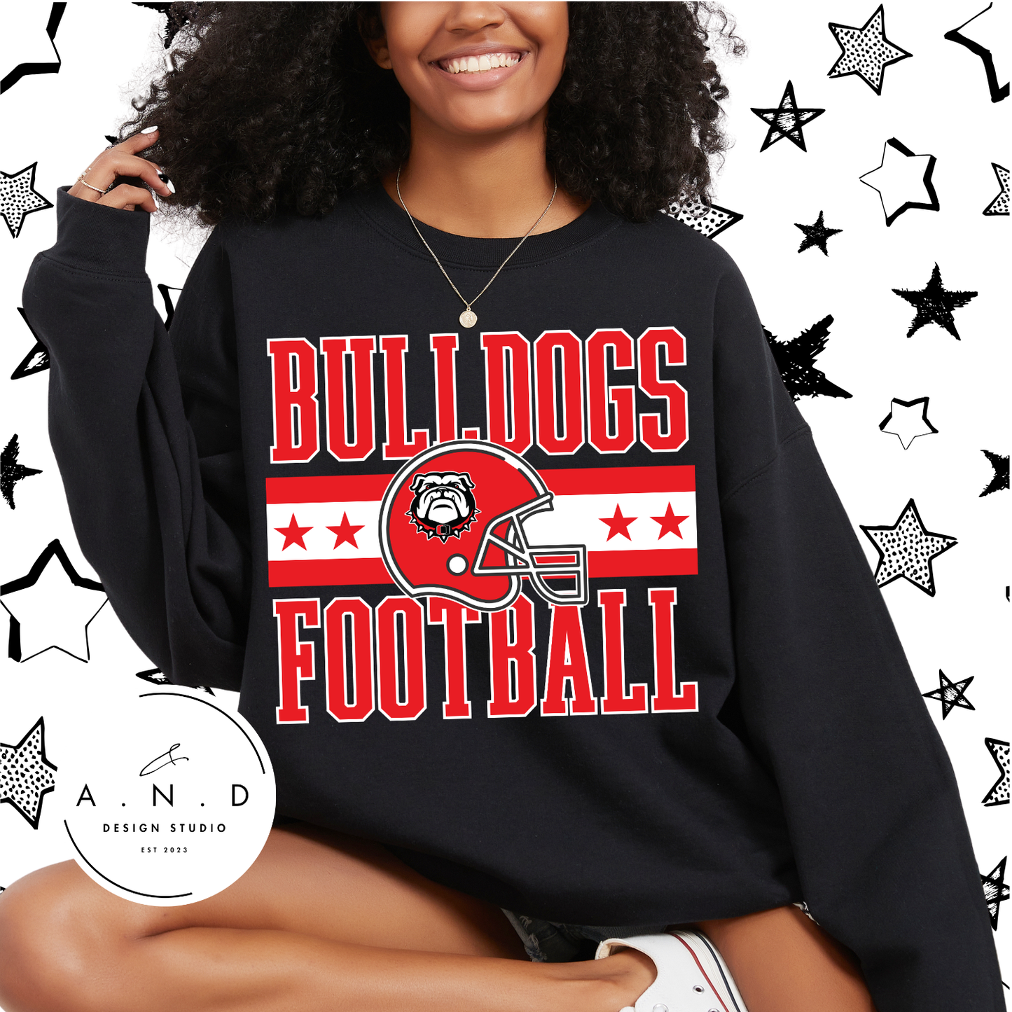 Odessa Bulldogs Football Helmet