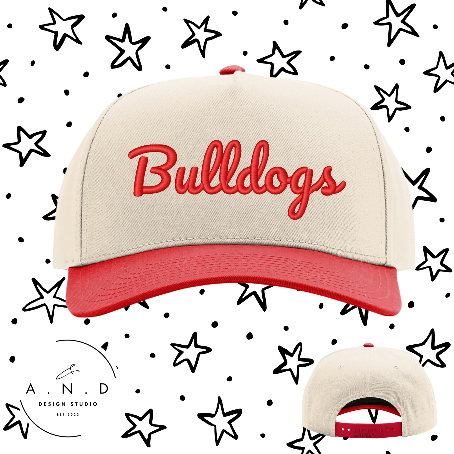 Odessa Embroidery Full Fabric Hat