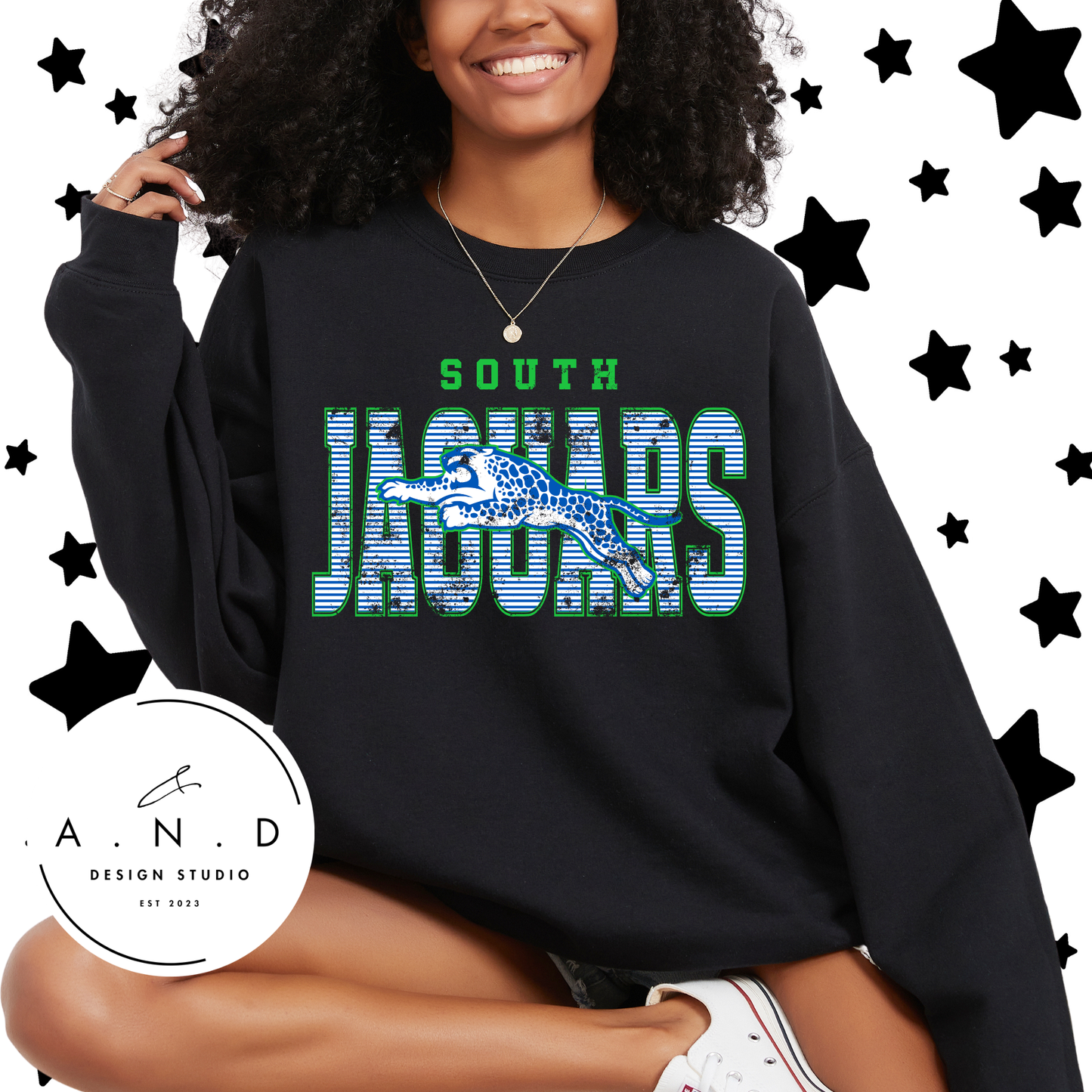 Jaguars Stripe Distressed