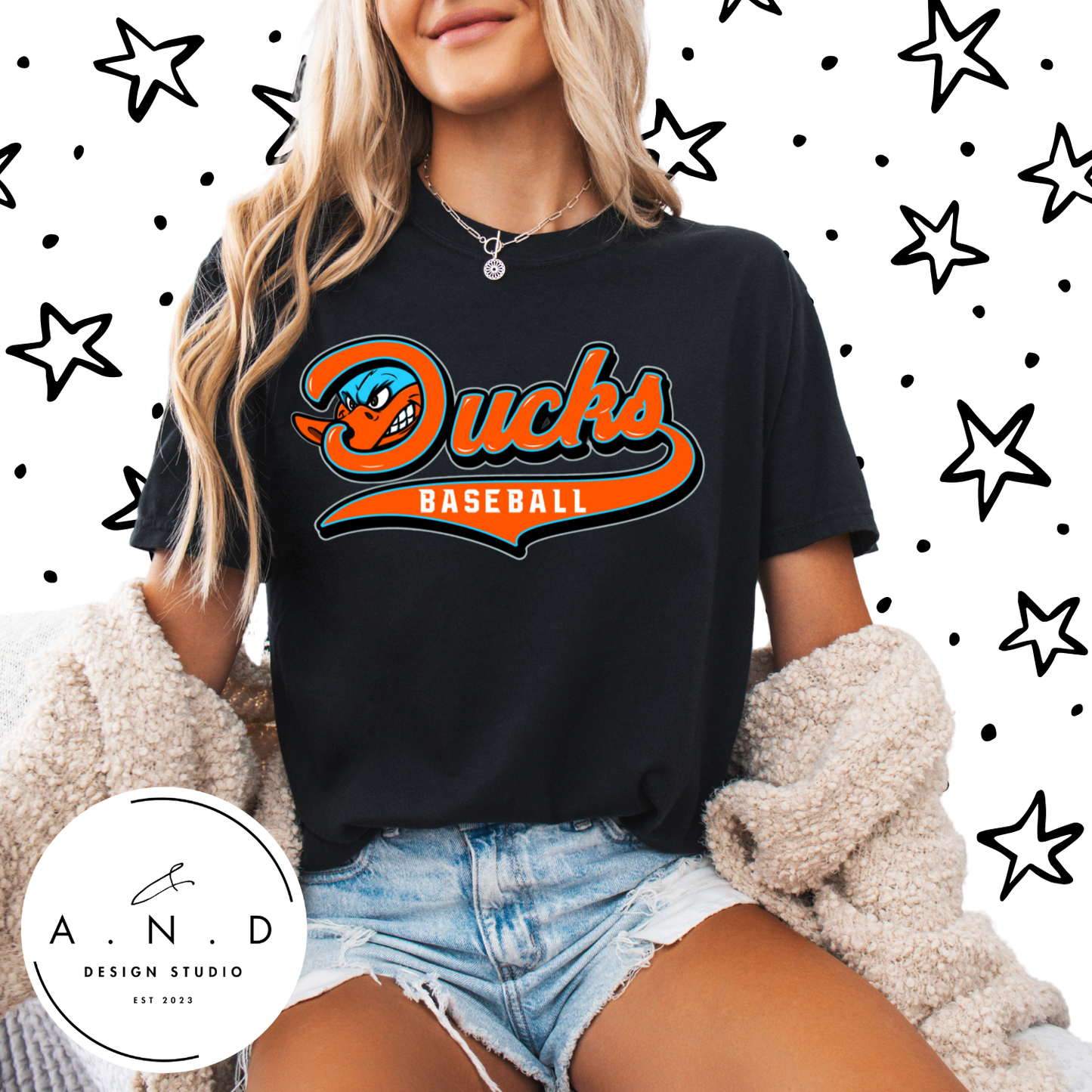 Ducks Baseball Logo