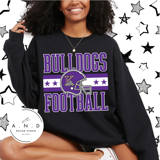 Kearney Bulldogs Football Helmet