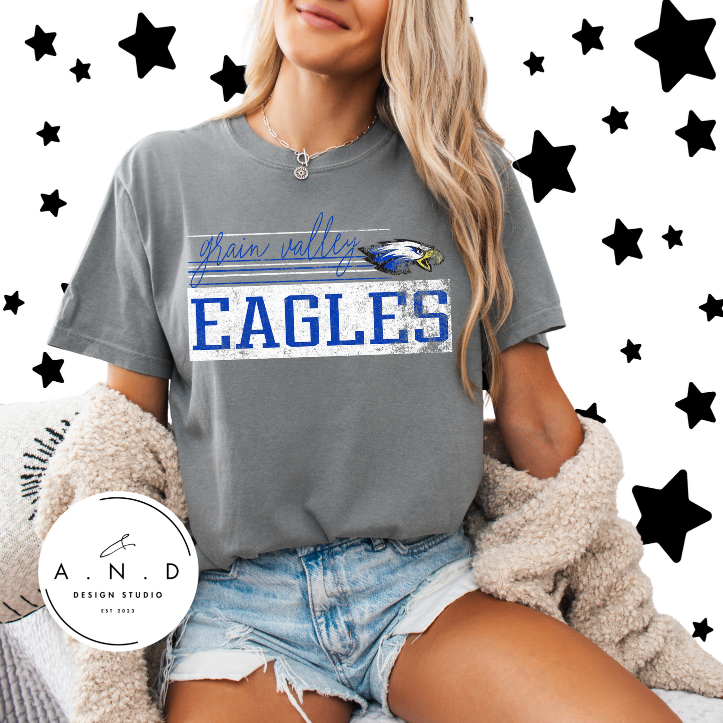 Gain Valley Eagles Distressed