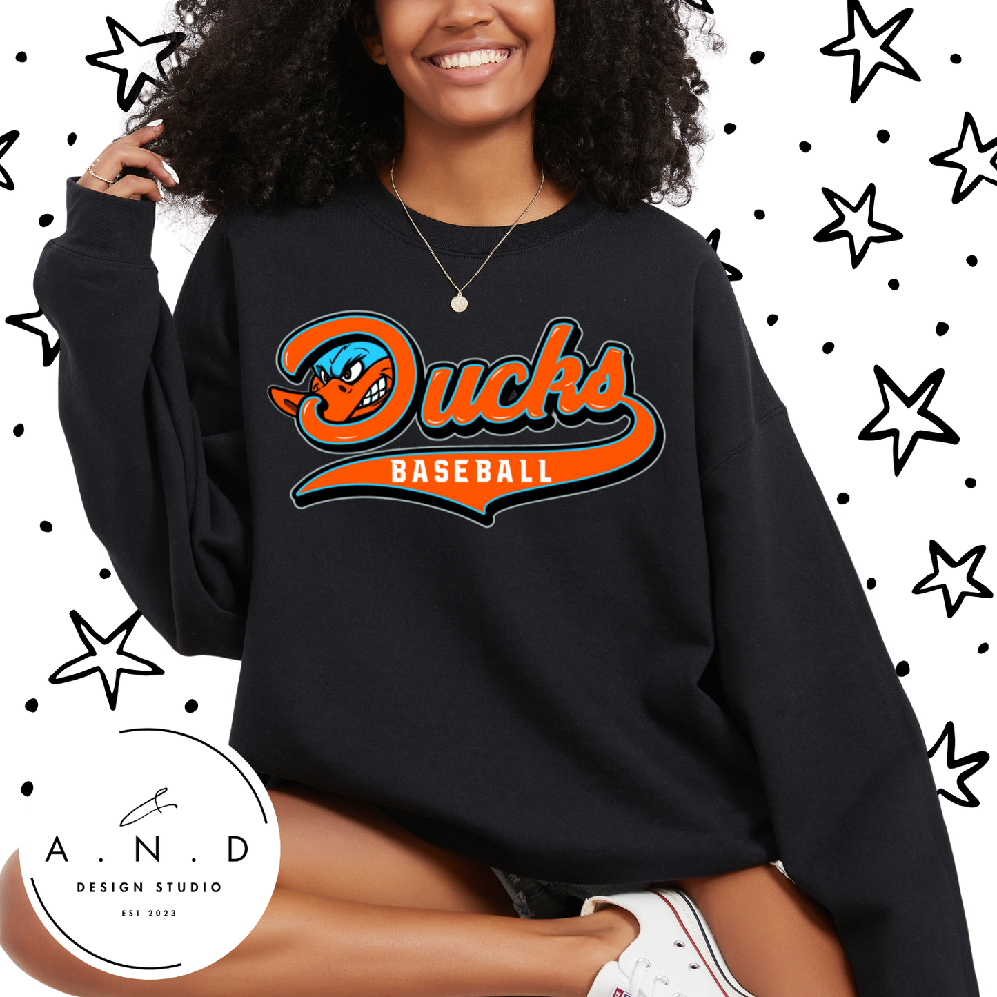 Ducks Baseball Logo