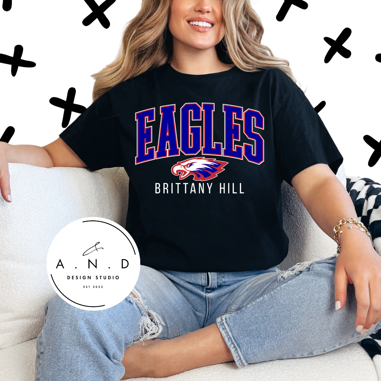 Brittany Hill Eagles Stacked