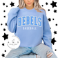 Rebels Baseball- Stacked