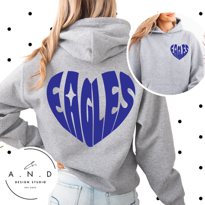 Eagles Heart Sweat Set