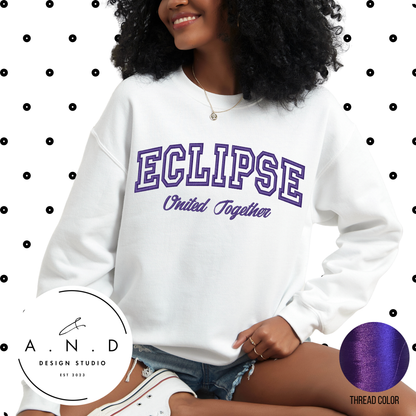 Eclipse Embroidery Sweatshirts