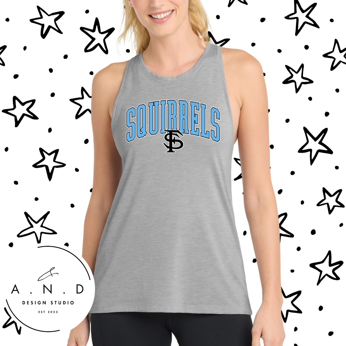 Fighting Squirrels Tank Tops