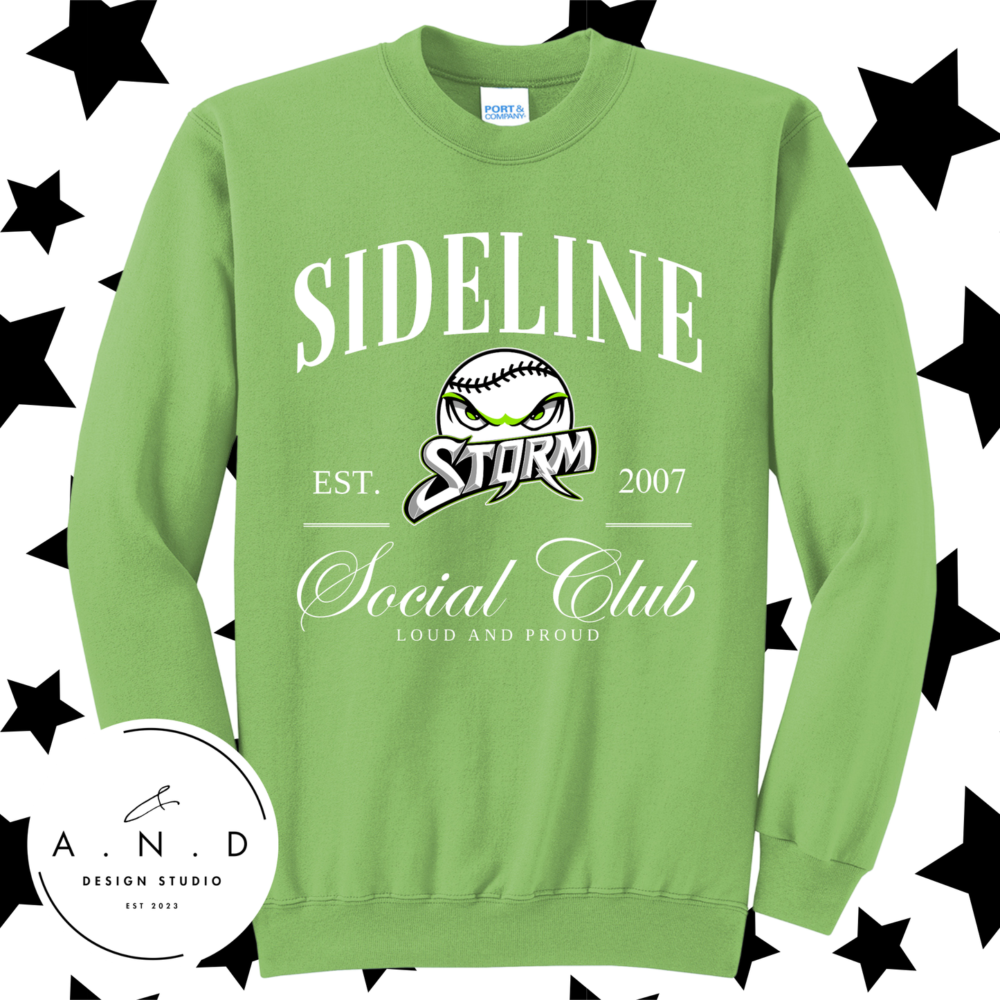 Sideline Social Club- Storm Baseball