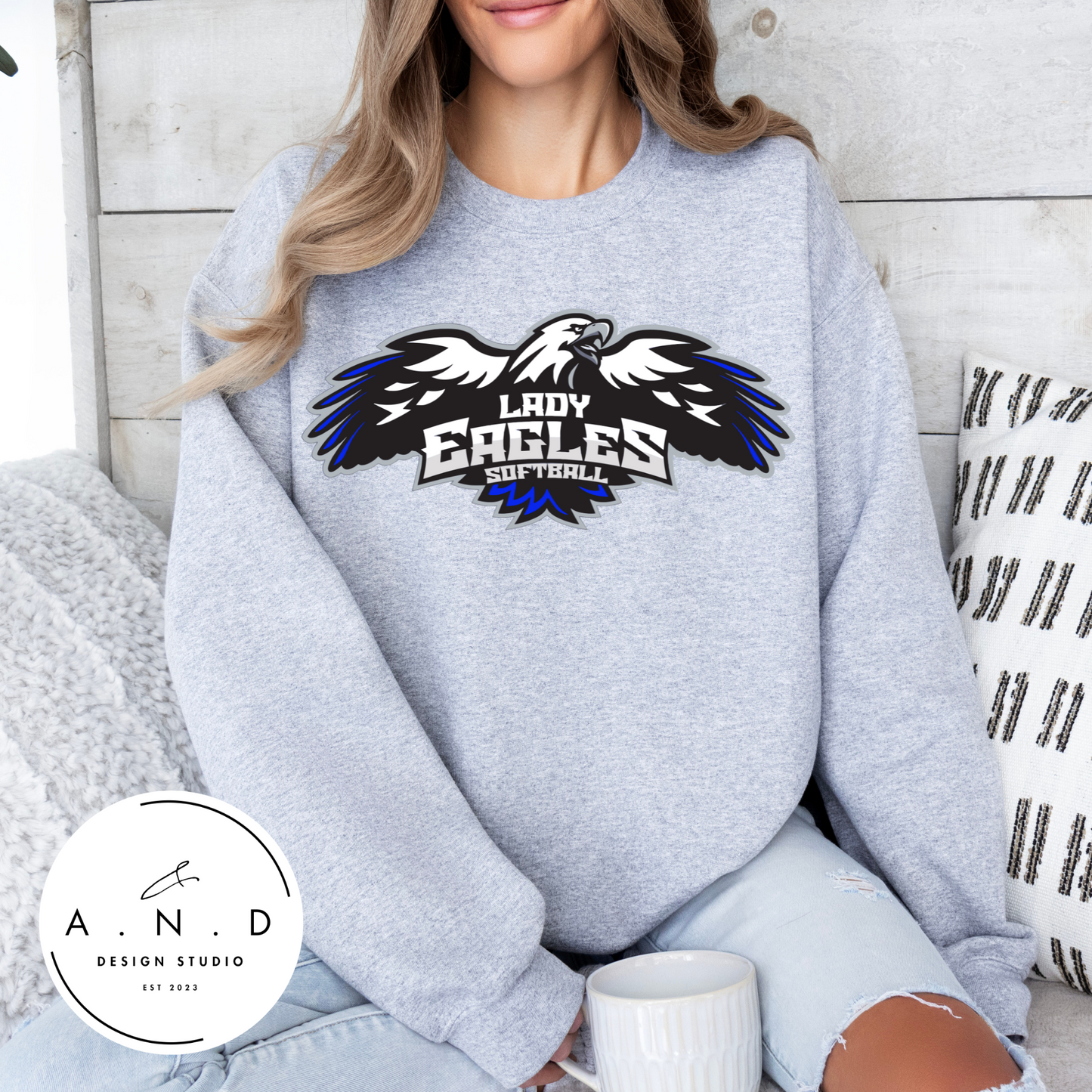 Lady Eagles Logo- Sweatshirts