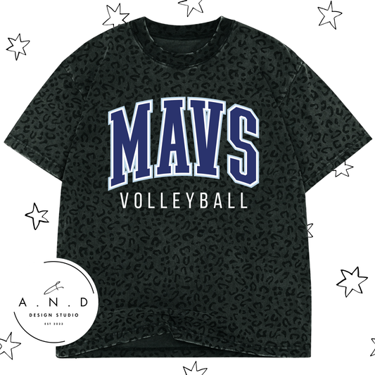 MAVS Volleyball Club Vintage Leopard