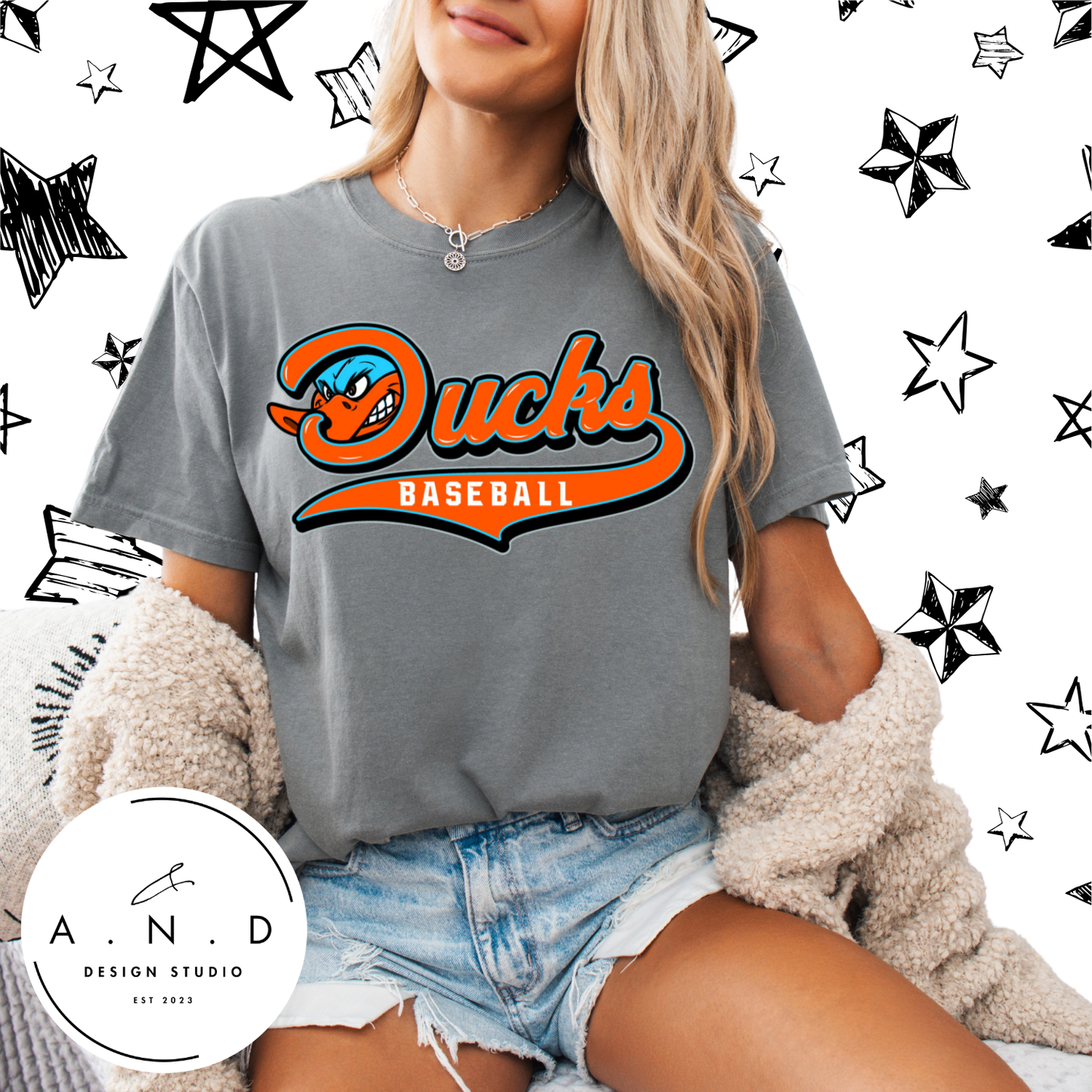 Ducks Baseball Logo