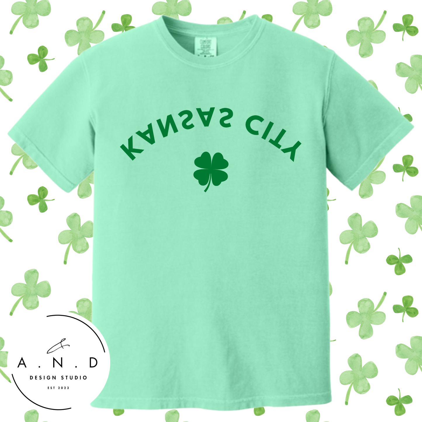 Kansas City Upside Down Shamrock