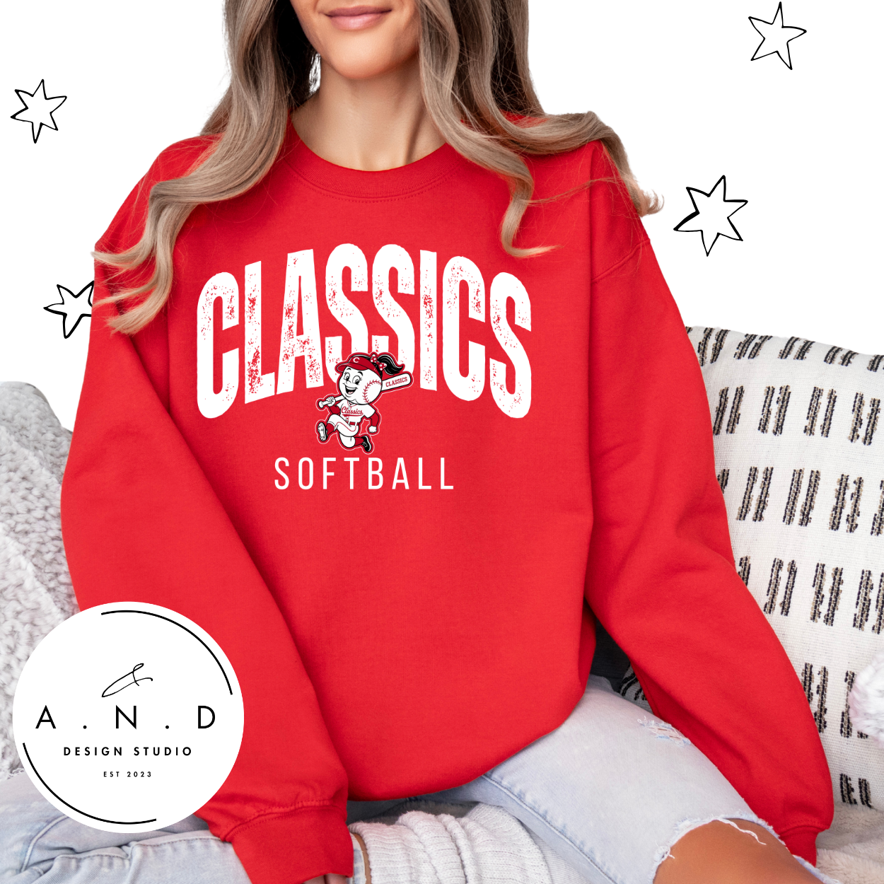 Classics Softball- Distressed