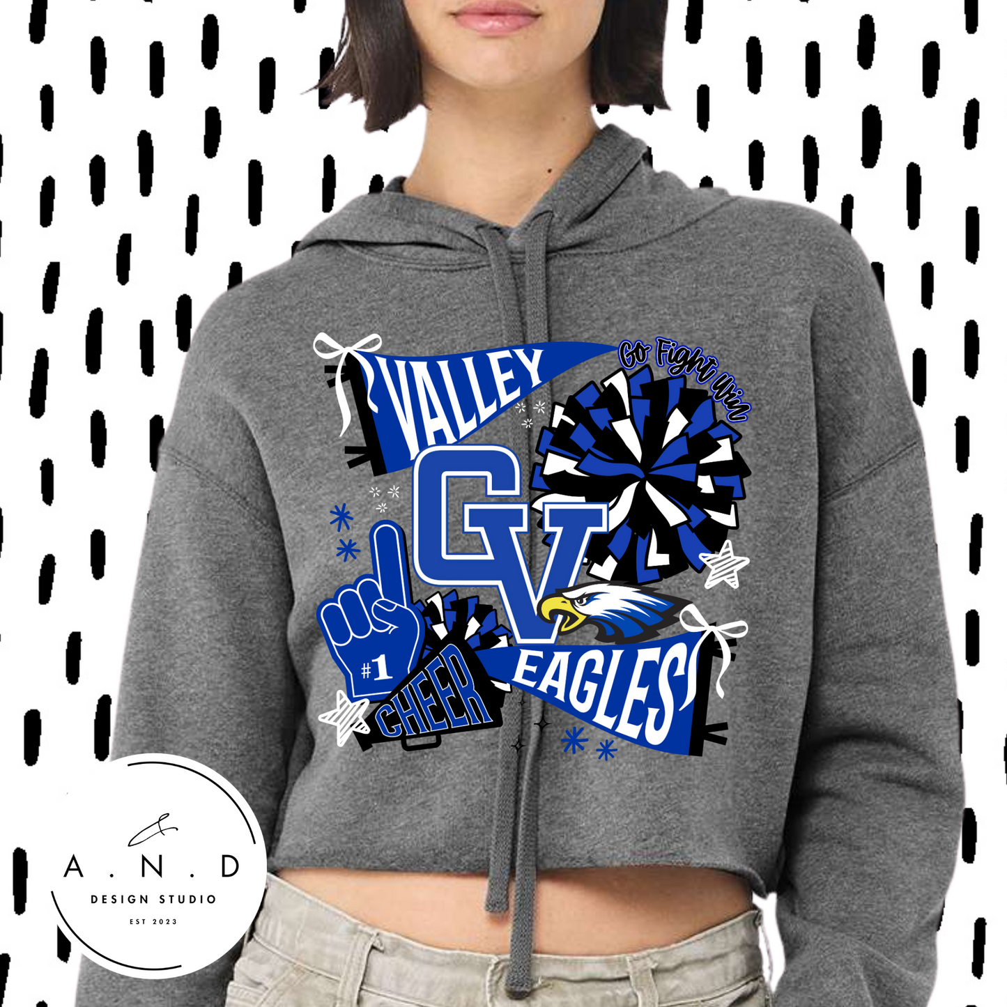 Crop Fleece Hoodie