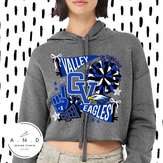 Crop Fleece Hoodie