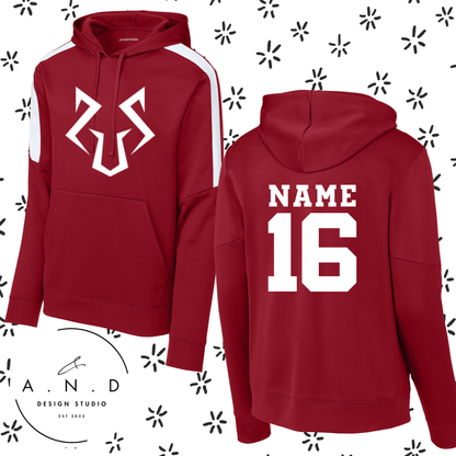 Spy Performance Hoodie (name & number)