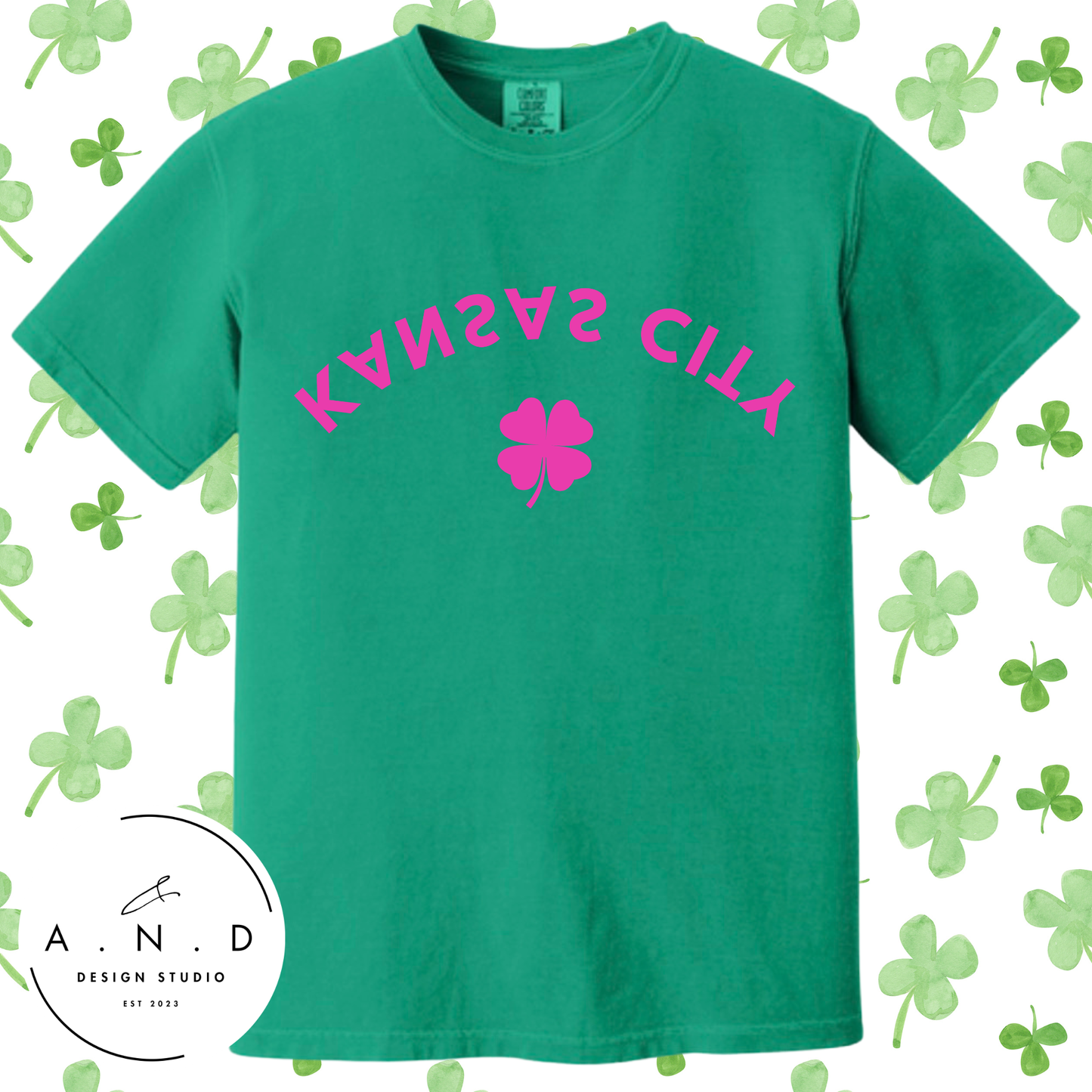 Kansas City Upside Down Shamrock