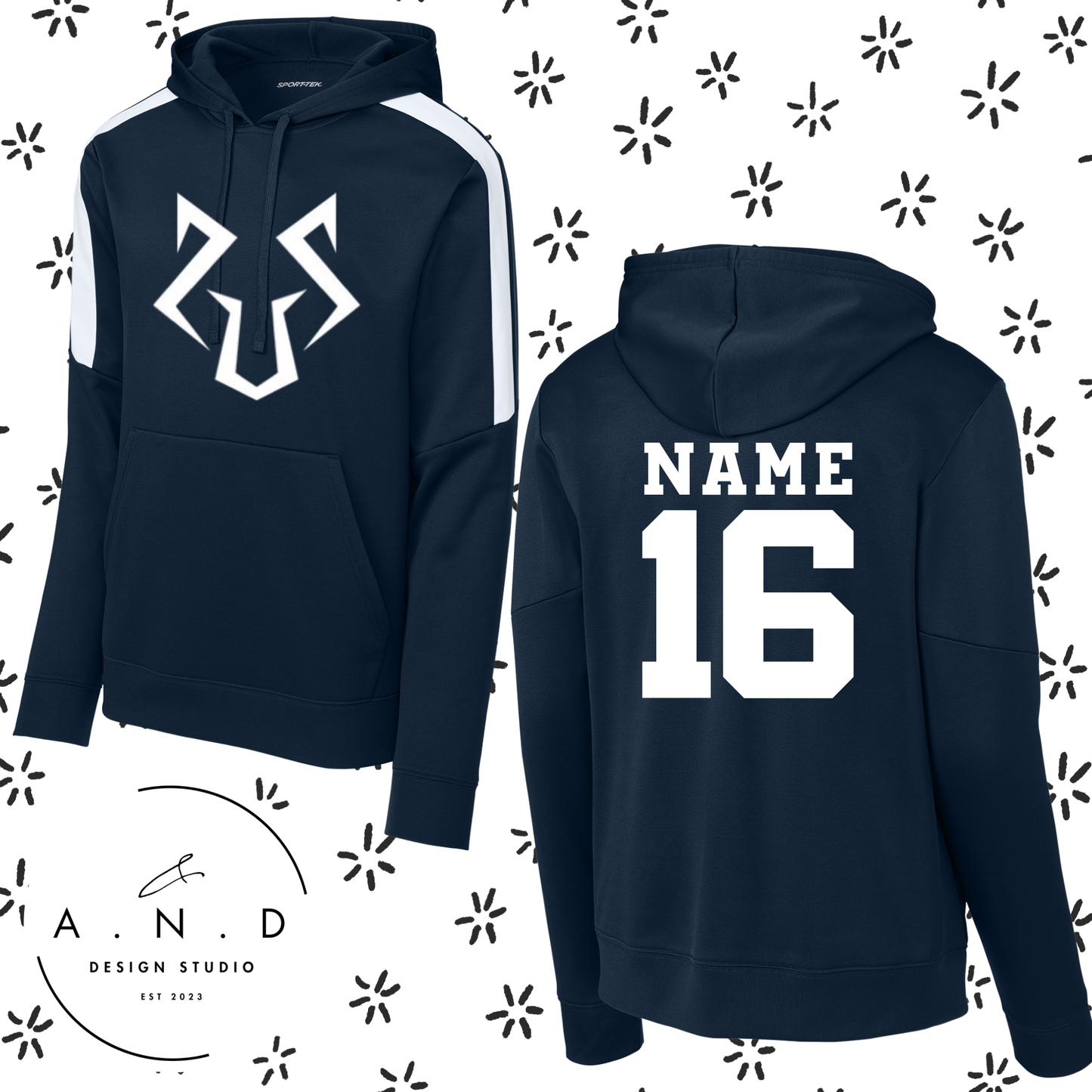 Spy Performance Hoodie (name & number)