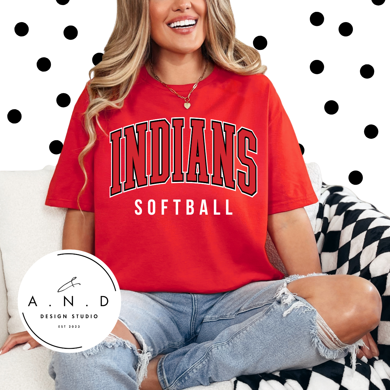 INDIANS softball stacked
