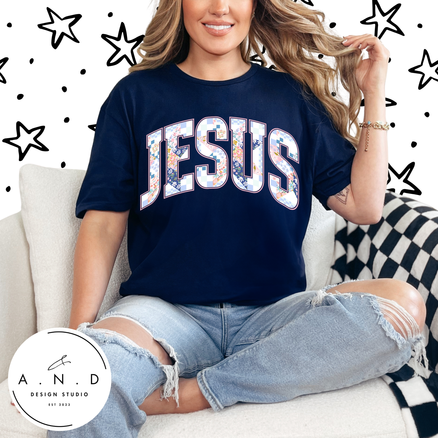 JESUS Quilted Patchwork
