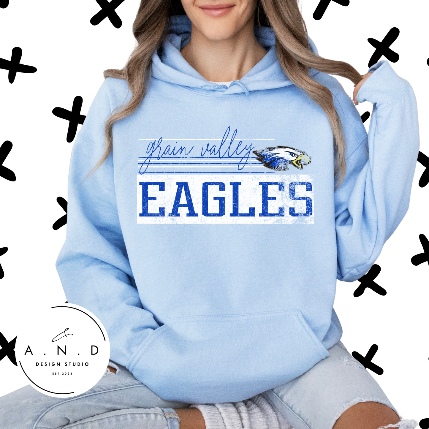 Gain Valley Eagles Distressed
