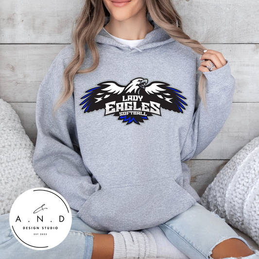 Lady Eagles Logo- Sweatshirts