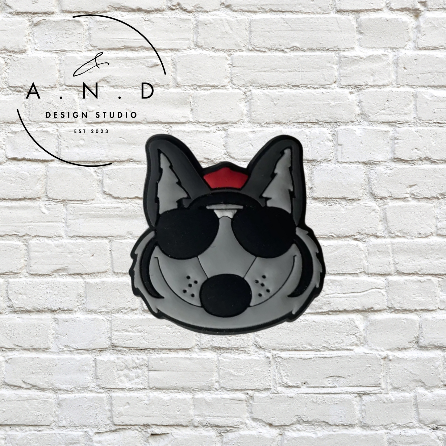 KC Wolf Shoe Charm