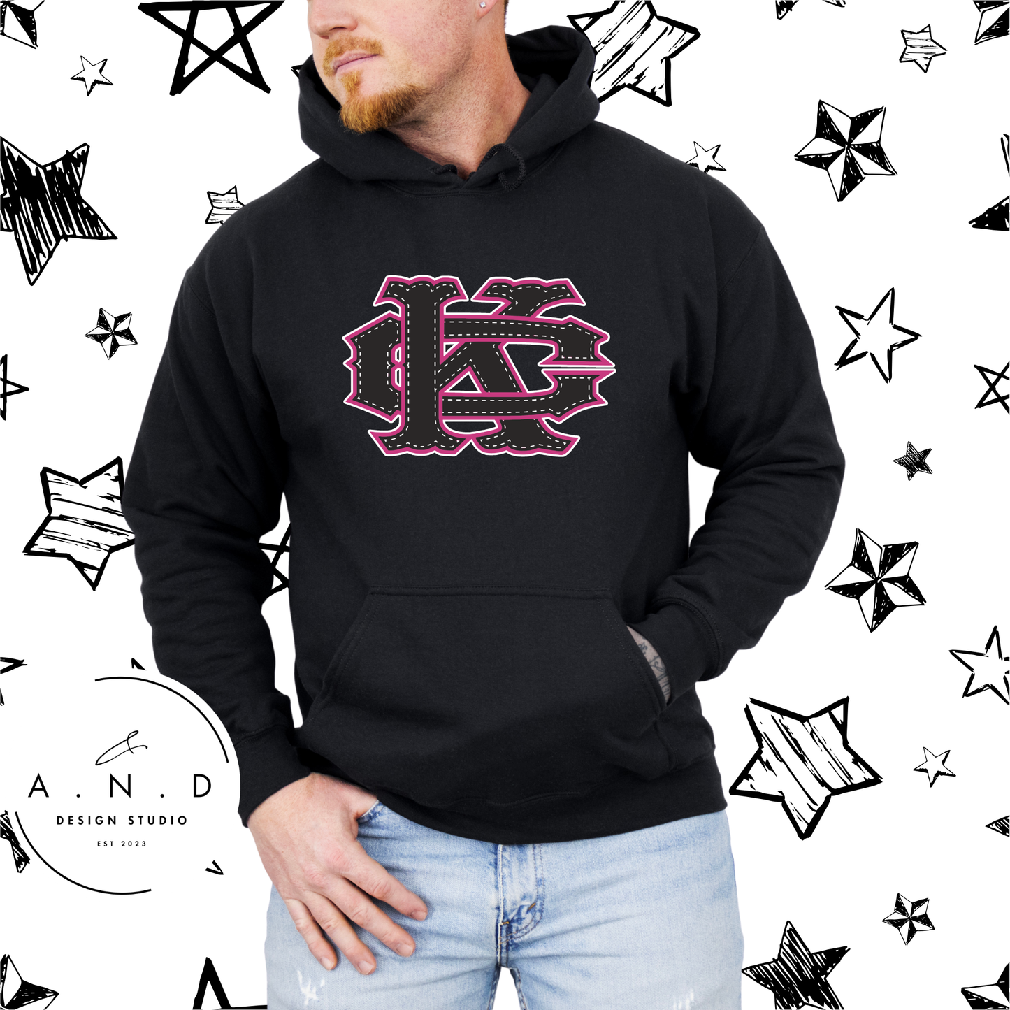 KC- pink/black