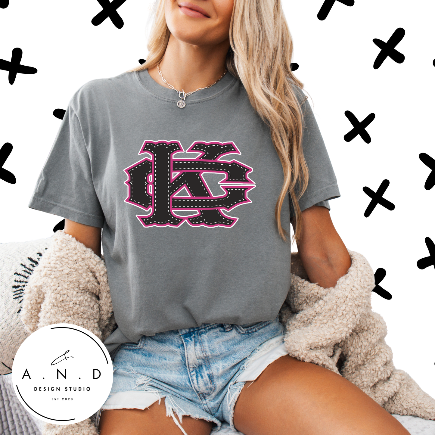 KC- pink/black
