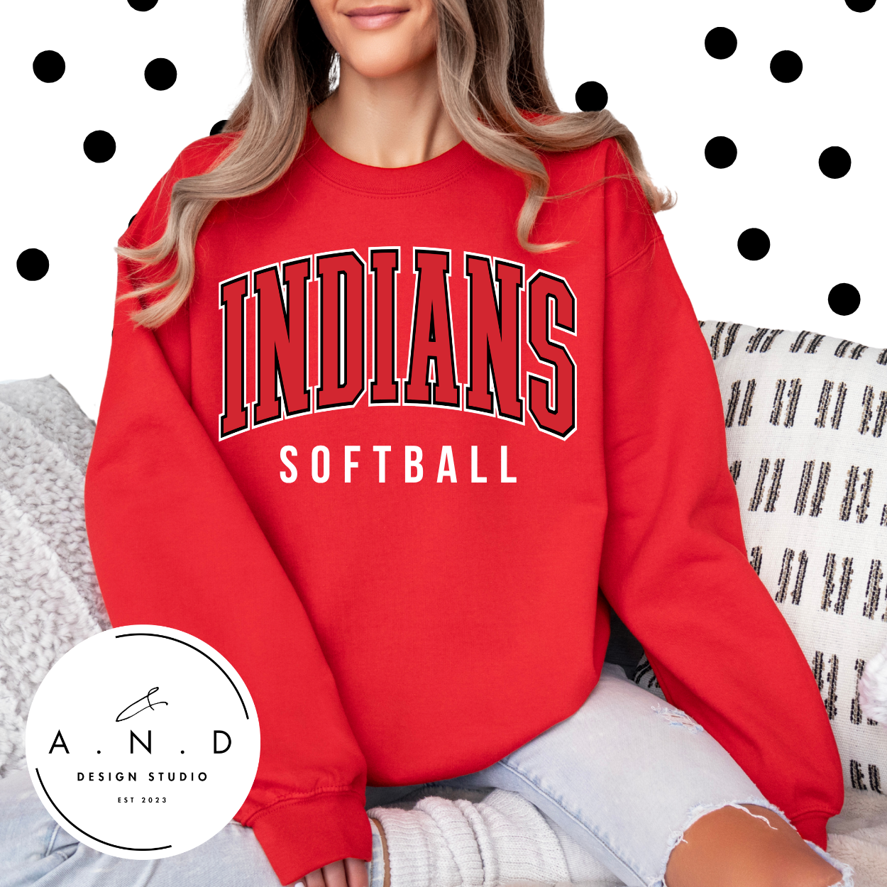 INDIANS softball stacked