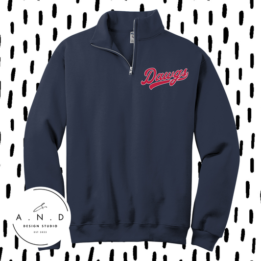 Dawgs- Fleece Quarter Zip