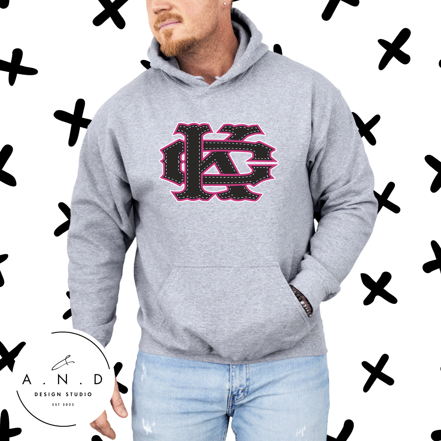 KC- pink/black