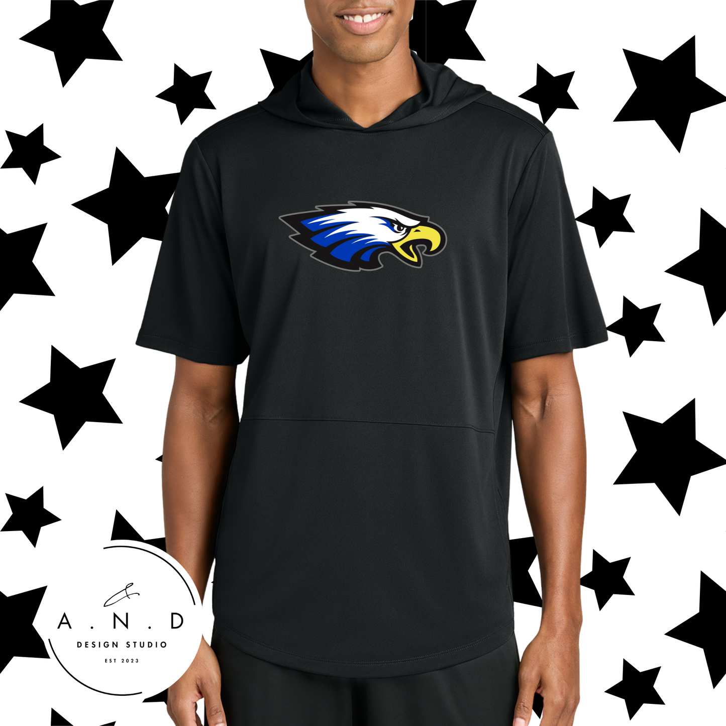 GV Eagles Club Short Sleeve Hoodie