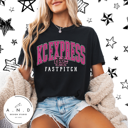 KC Express Fastpitch- pink/black