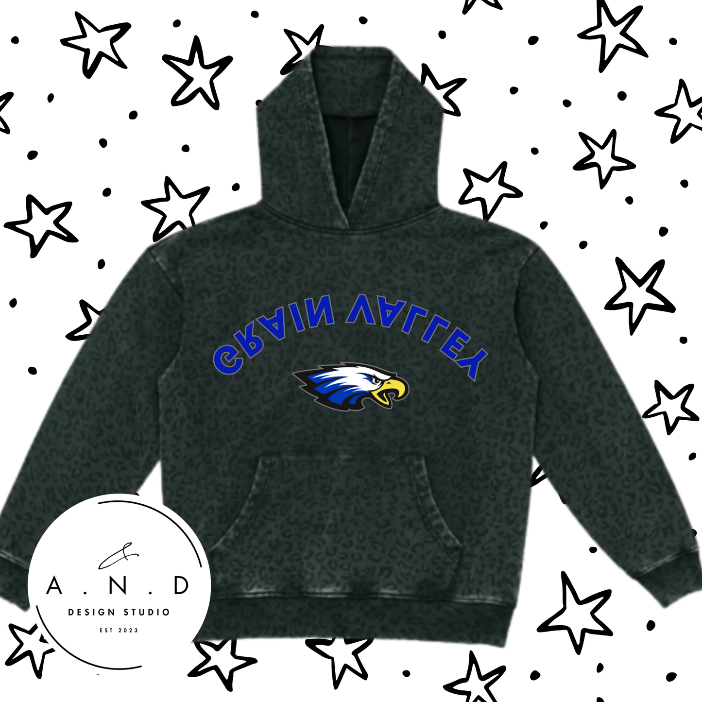 Grain Valley Upside Down Grey Camo/Black Leopard